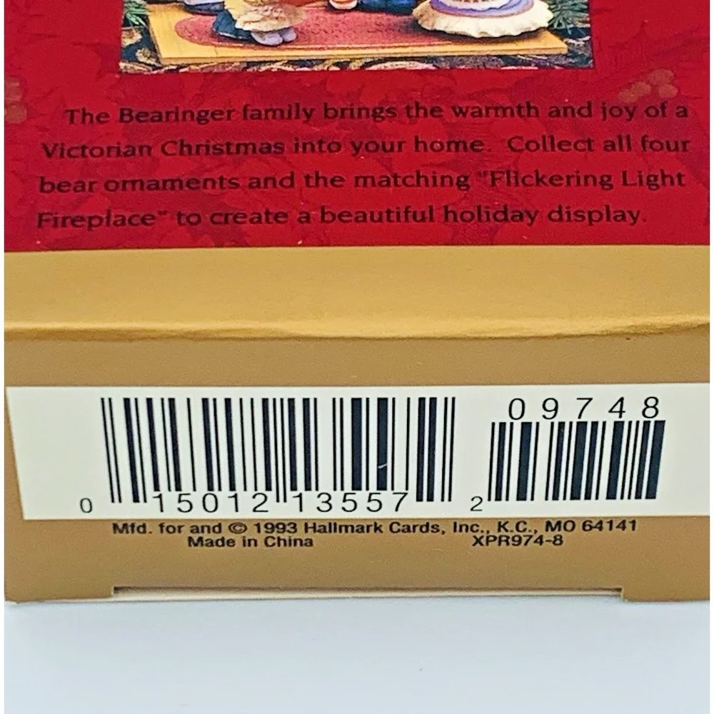 1993 Bearnadette Bearinger Hallmark Keepsake‎ Ornament - #4 in Collection Set